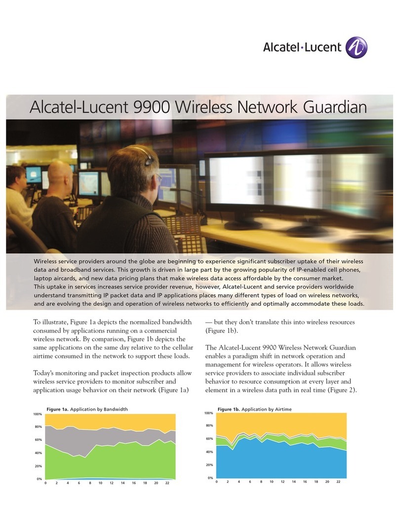 Alcatel-Lucent Wireless Network Guardian 9900 User manual