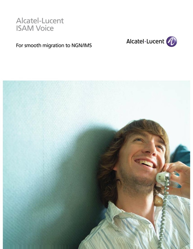 Alcatel-Lucent Intelligent Services Access Manager User manual Alcatel-Lucent Intelligent Services Access Manager User manual
