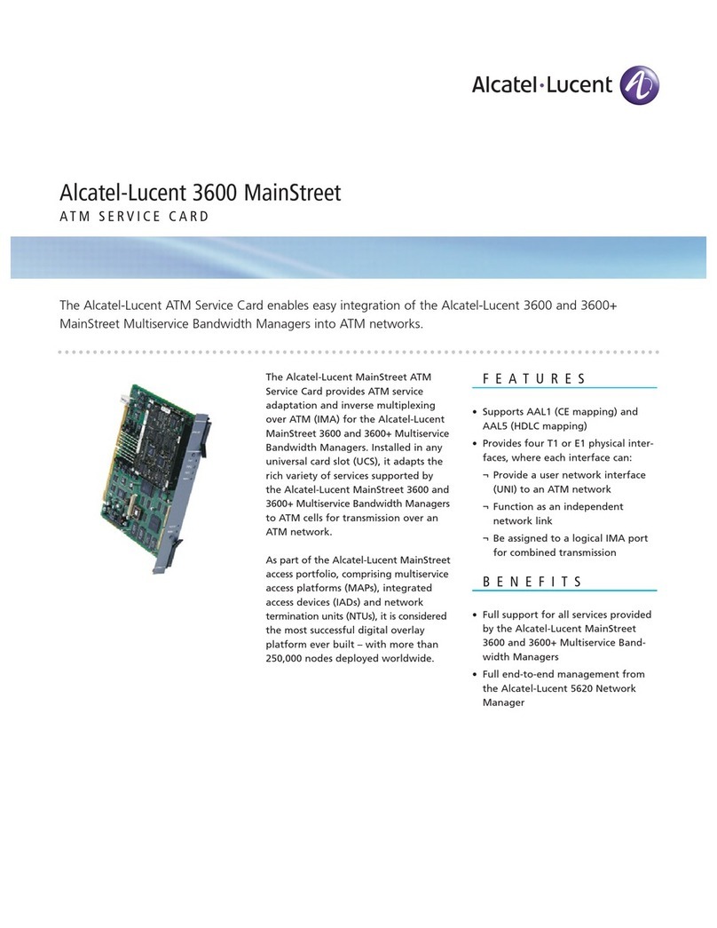 Alcatel-Lucent 3600 MainStreet Brochure & specs