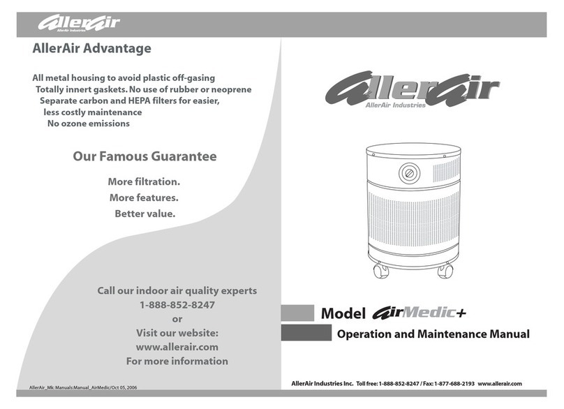 AllerAir AirMedic+ none User manual
