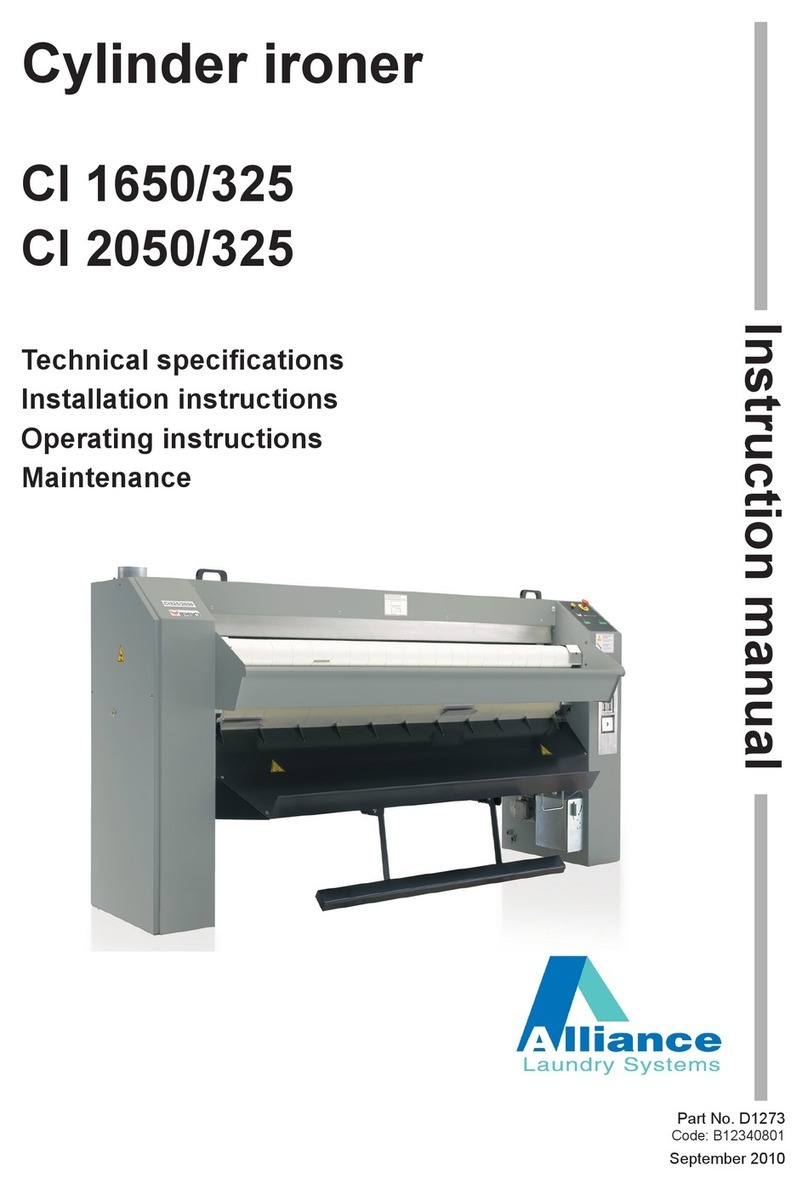 Alliance Laundry Systems CI 1650/325 instruction manual Alliance Laundry Systems CI 1650/325 instruction manual