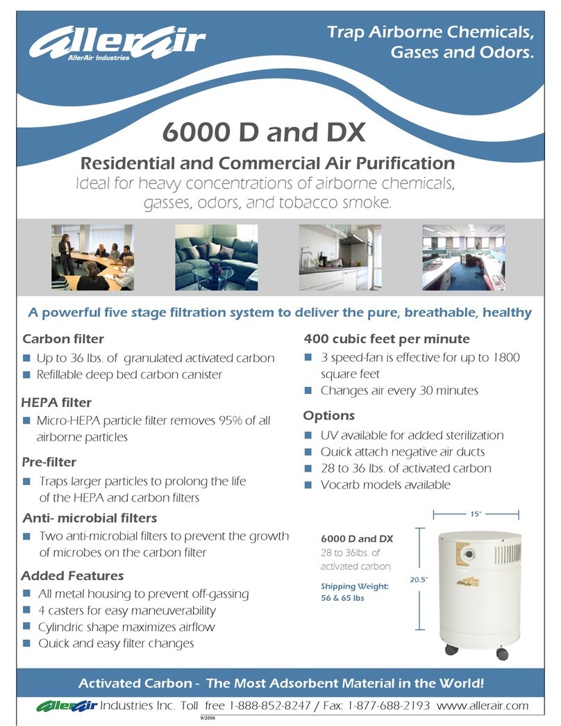 AllerAir Residential and Commercial Air Purification 6000... brochure
