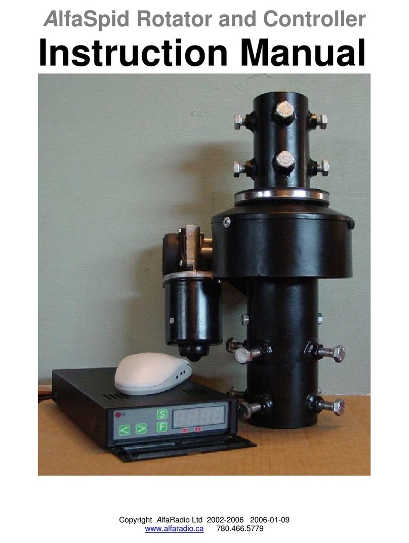 AlfaRadio AlfaSpid Rotator and Controller instruction manual