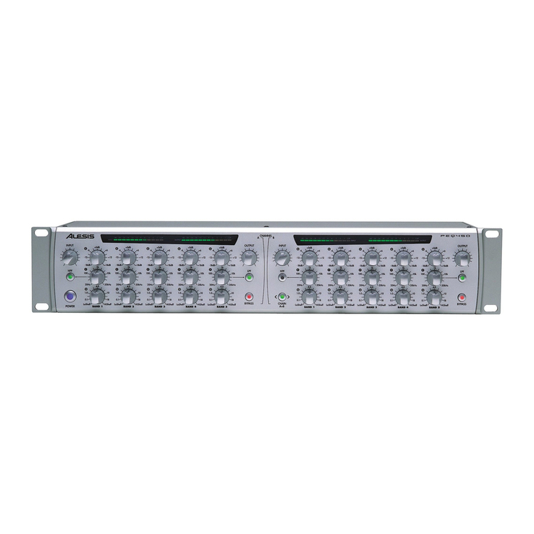 Alesis PEQ-450 User manual