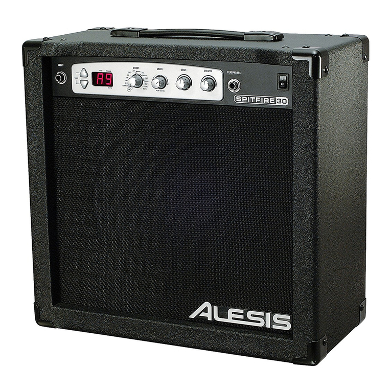 Alesis Spitfire 30 user manual