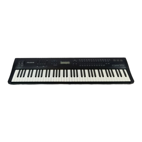 Alesis Vintage Synth Explorer QS7.1 User manual