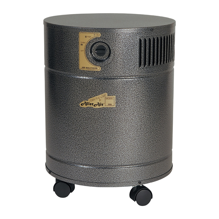AllerAir 5000 D and DX User manual