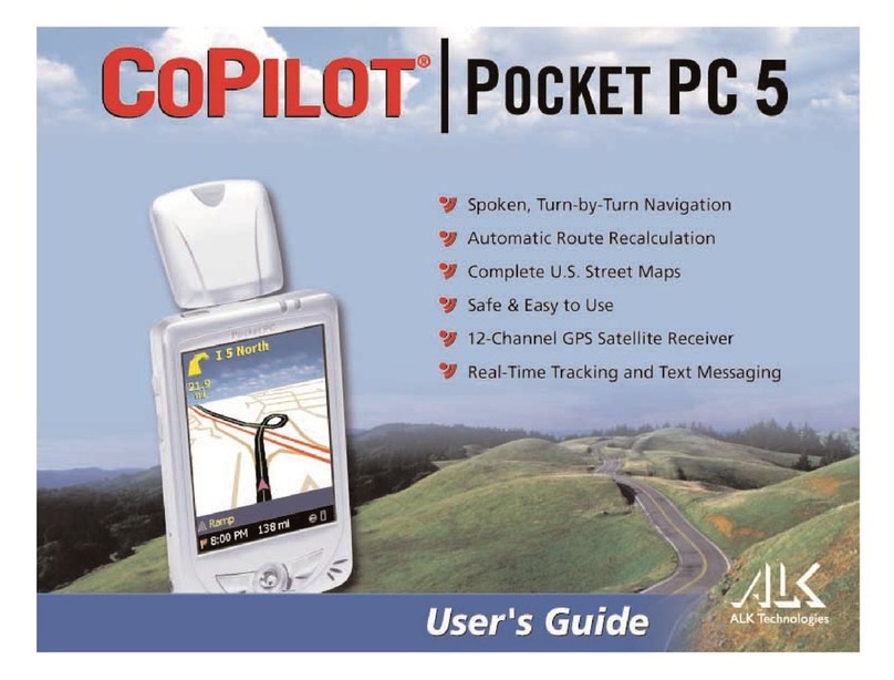 ALK CoPilot Pocket PC 5 User manual