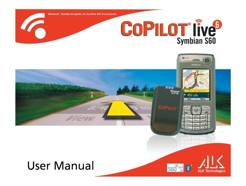 ALK CoPilot Symbian S60 User manual