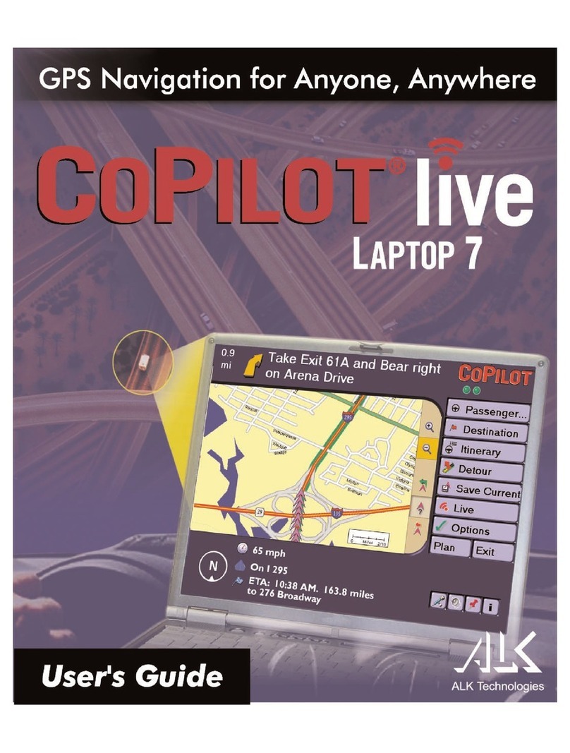 ALK CoPilot Live Laptop 7 User manual