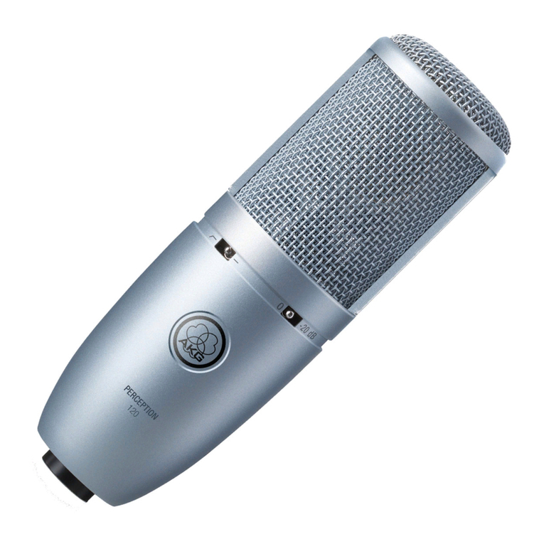 AKG PERCEPTION 120 User manual