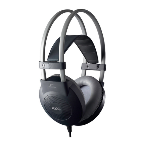 AKG Wireless Headphone K77 parts list