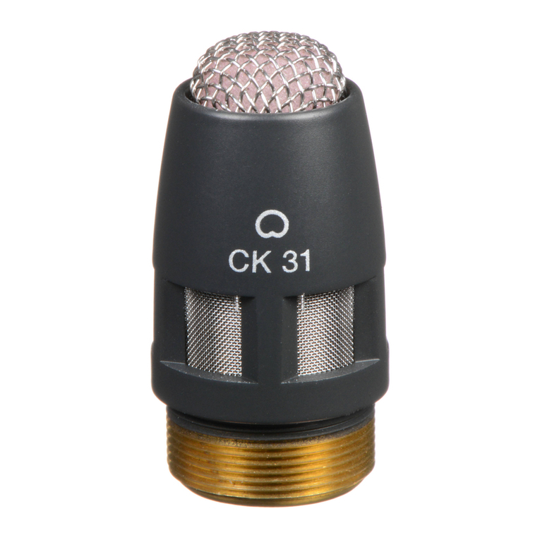 AKG CK 31 User manual