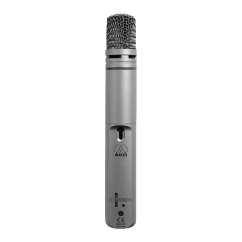 AKG C 1000 S - PPC 1000 & PB 1000 Specifications