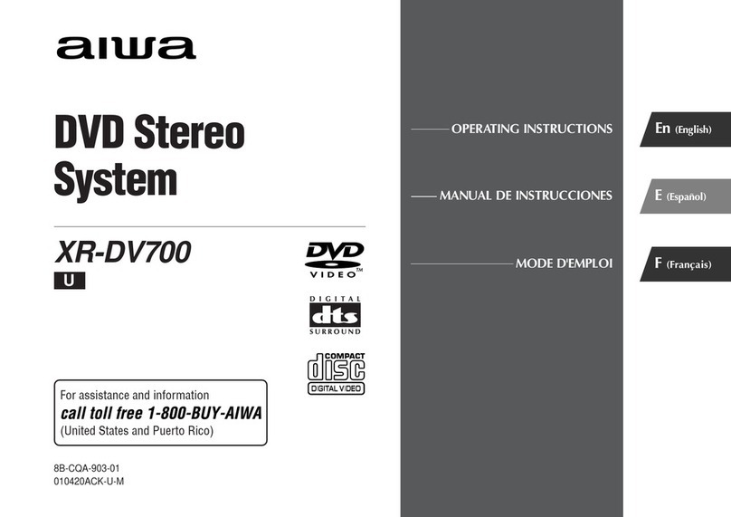 Aiwa XR-DV700 User manual
