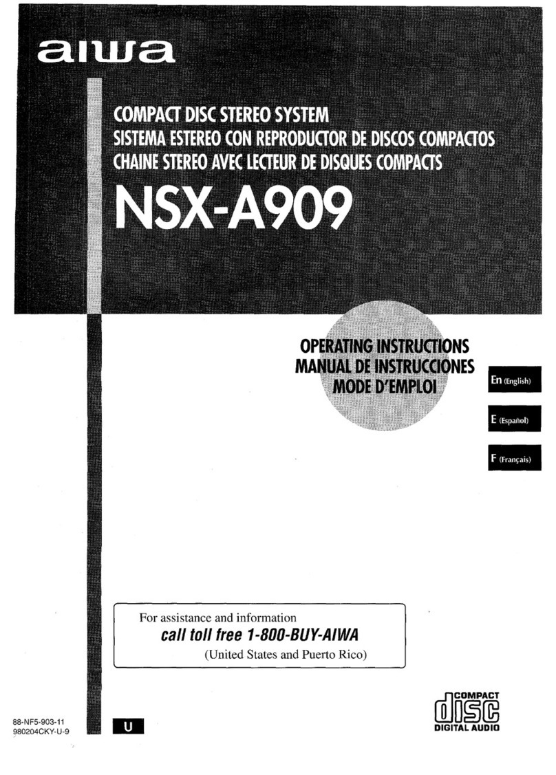Aiwa NSX-A909 User manual