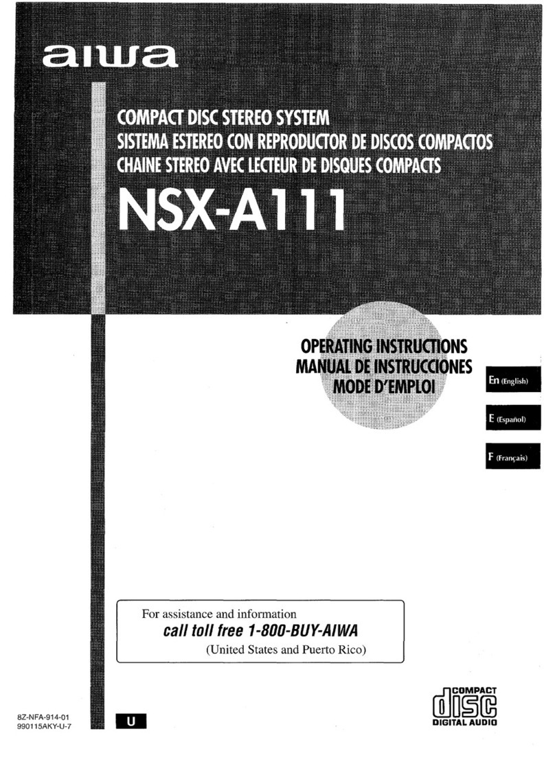 Aiwa NSX-A111 operating manual