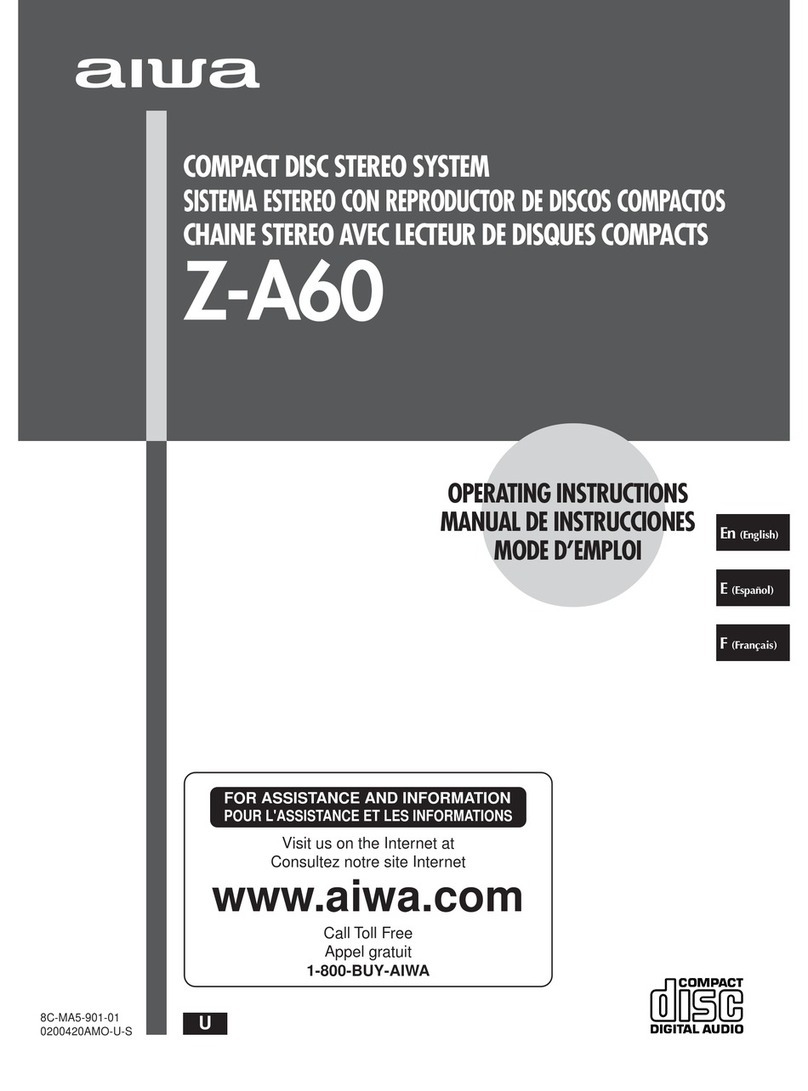 Aiwa Z-A60 User manual