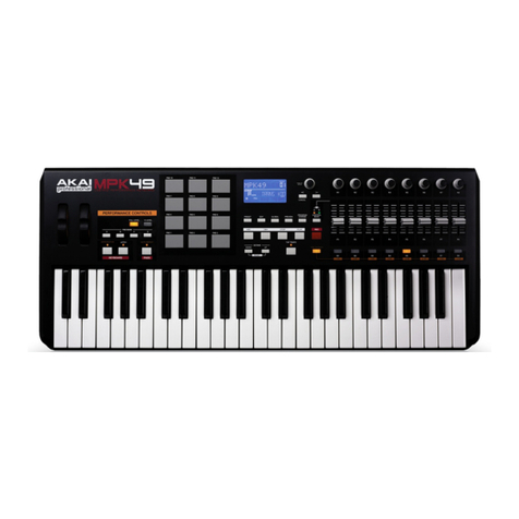 Akai MPK49 Operator's manual Akai MPK49 Operator's manual