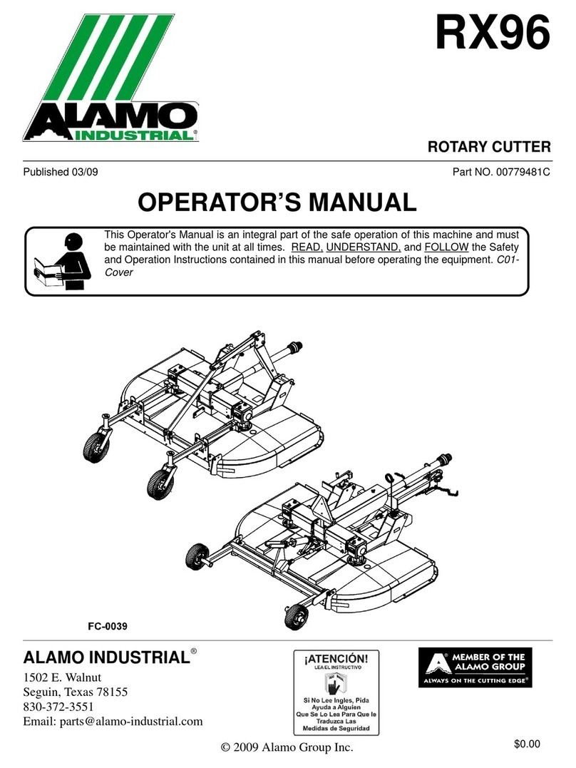 Alamo RX96 User manual