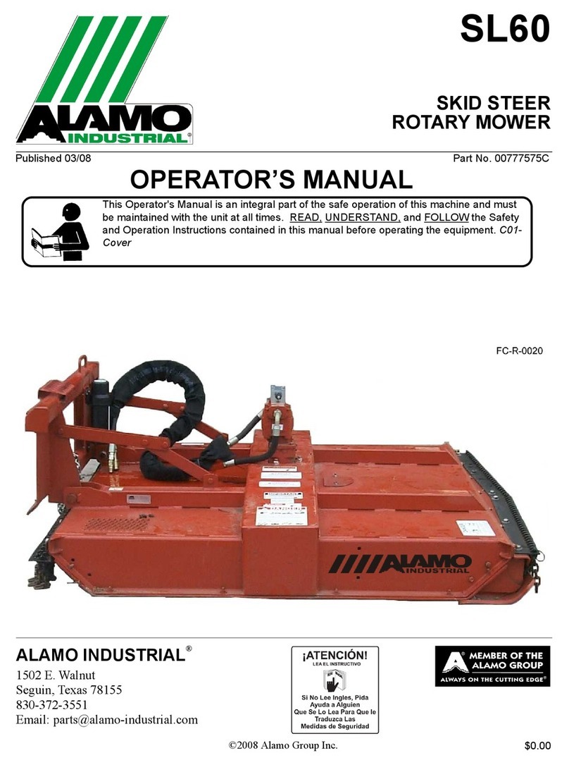 Alamo SL60 Operator's manual