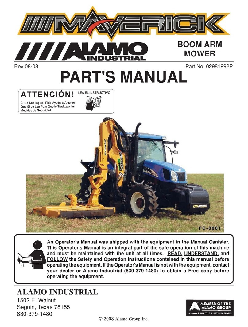 Alamo Industrial Maverick 02981992P parts manual