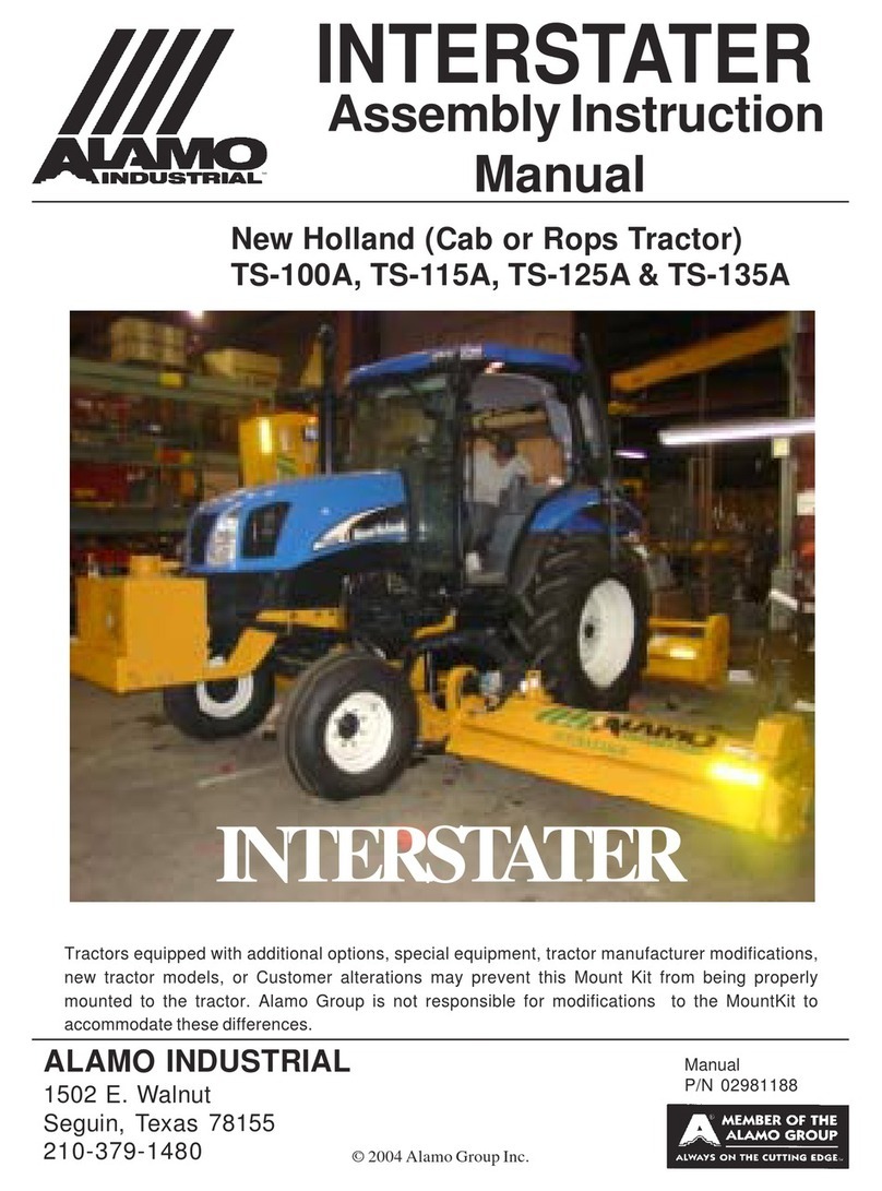 Alamo Interstater TS-100A, TS-115A, Assembly instruction