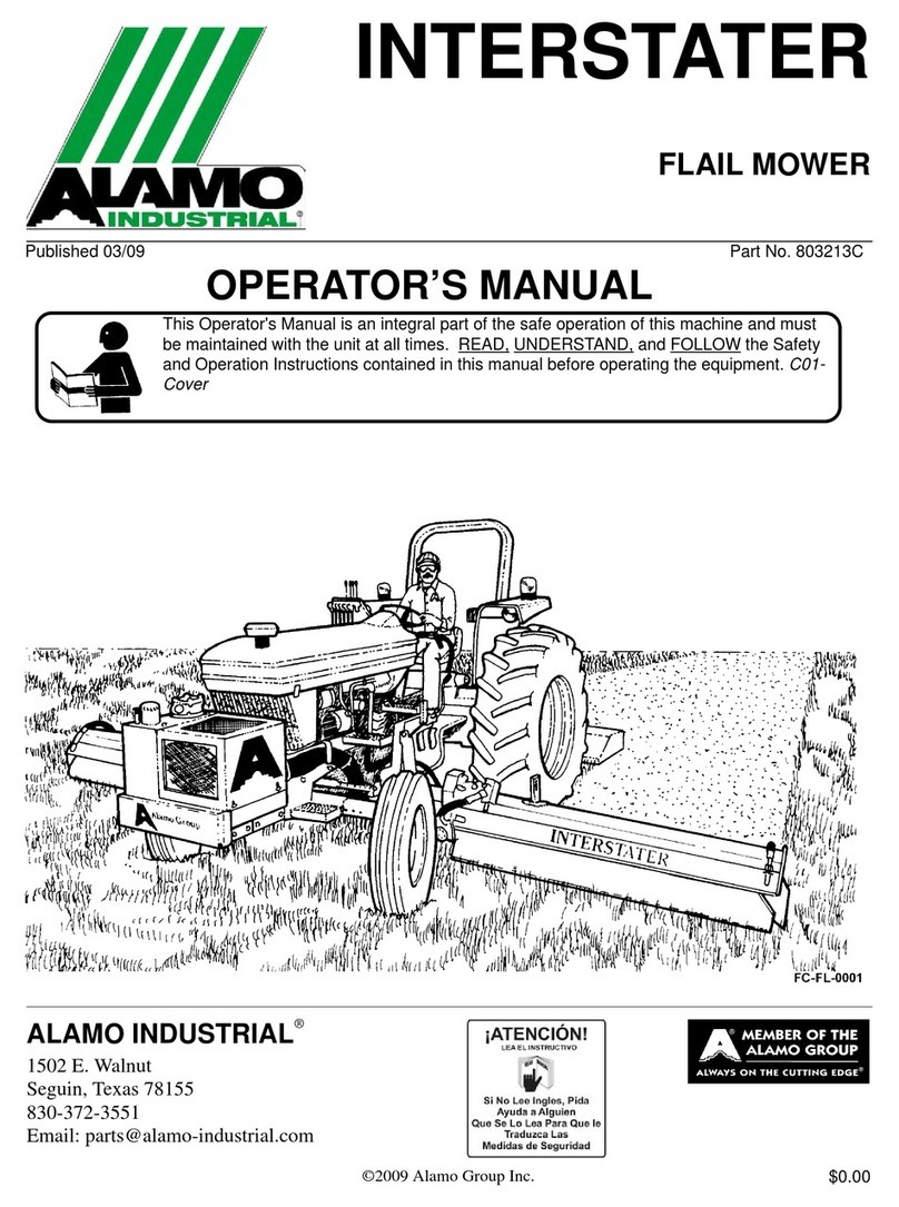 Alamo Interstater 803213C Operator's manual