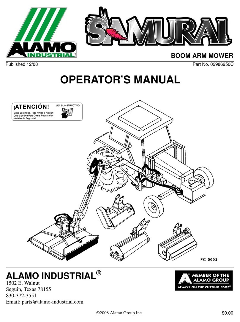 Alamo FC-0002 Operator's manual