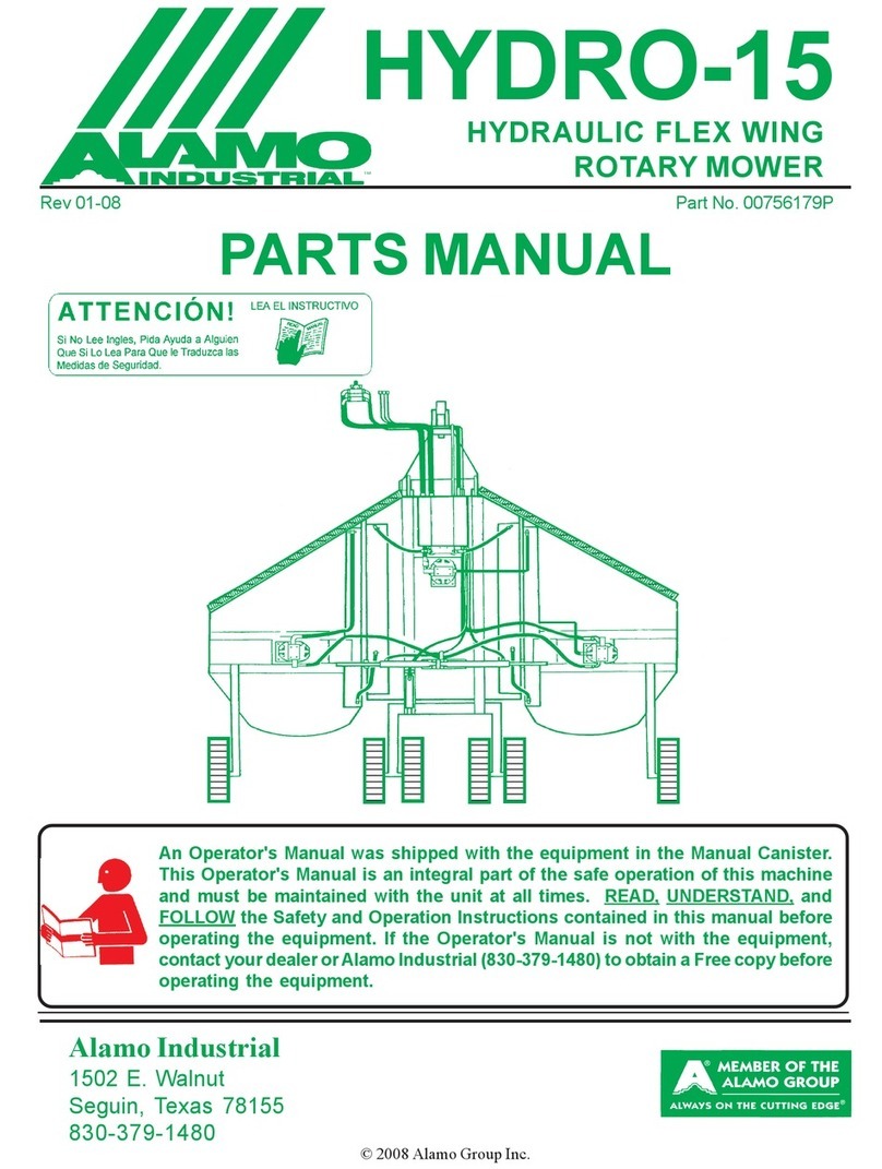 Alamo Industrial HYDRO Hydro 15 parts manual