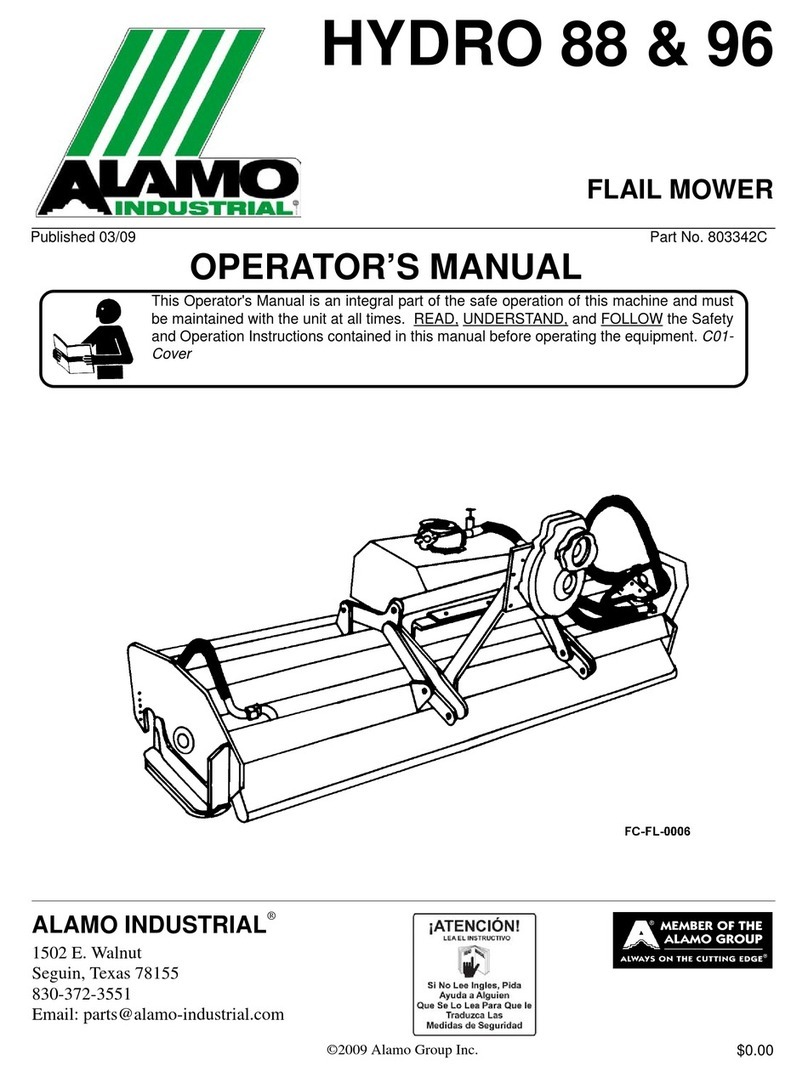 Alamo Industrial HYDRO 88 User manual