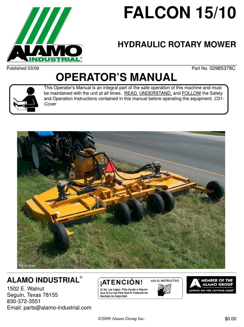 Alamo Industrial FALCON 15/10 Operator's manual
