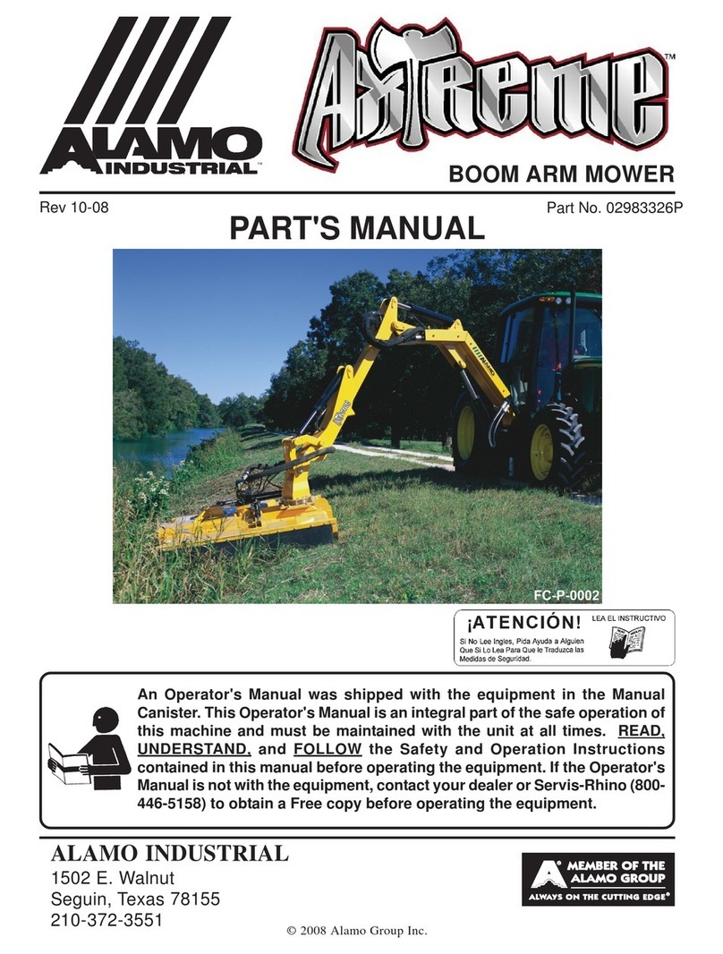 Alamo Industrial Axtreme 02983326P parts manual