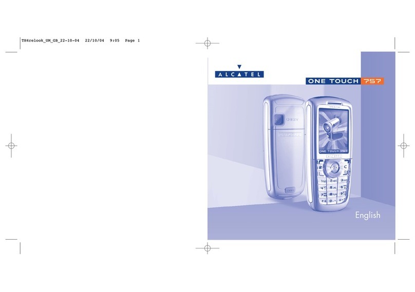 Alcatel One Touch 757 User manual
