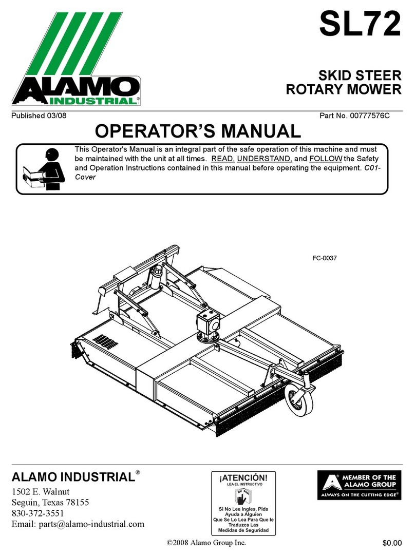 Alamo SL72 User manual