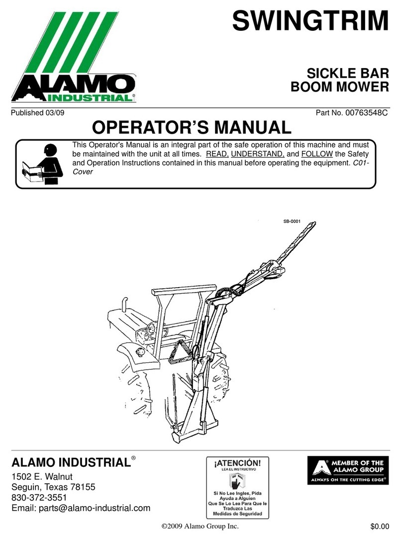 Alamo Industrial Swingtrim Operator's manual