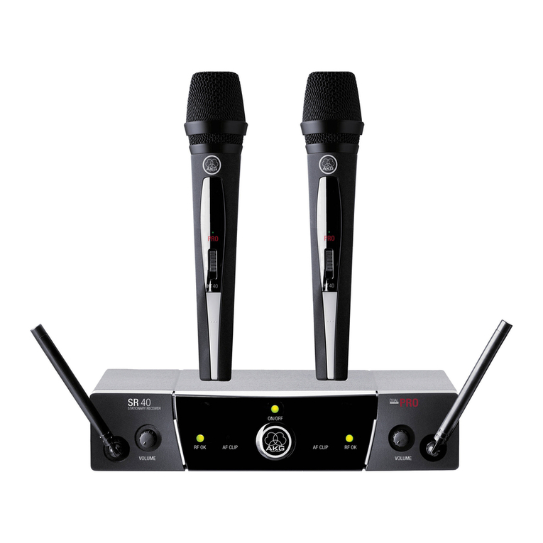 AKG WMS 40 PRO FLEXX User manual