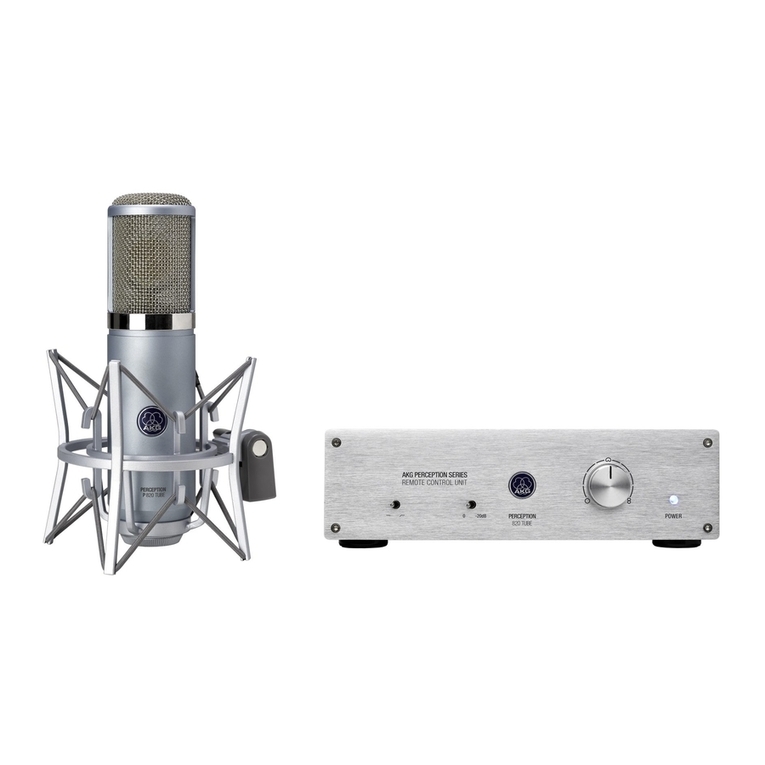 AKG PERCEPTION 820 User manual