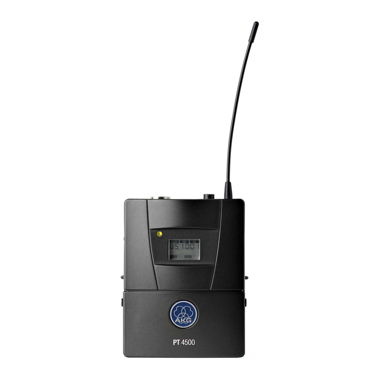 AKG PT 4500 User manual