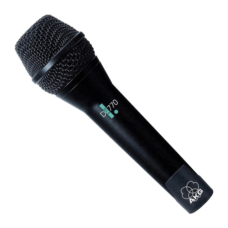 AKG EMOTION D 770 User manual