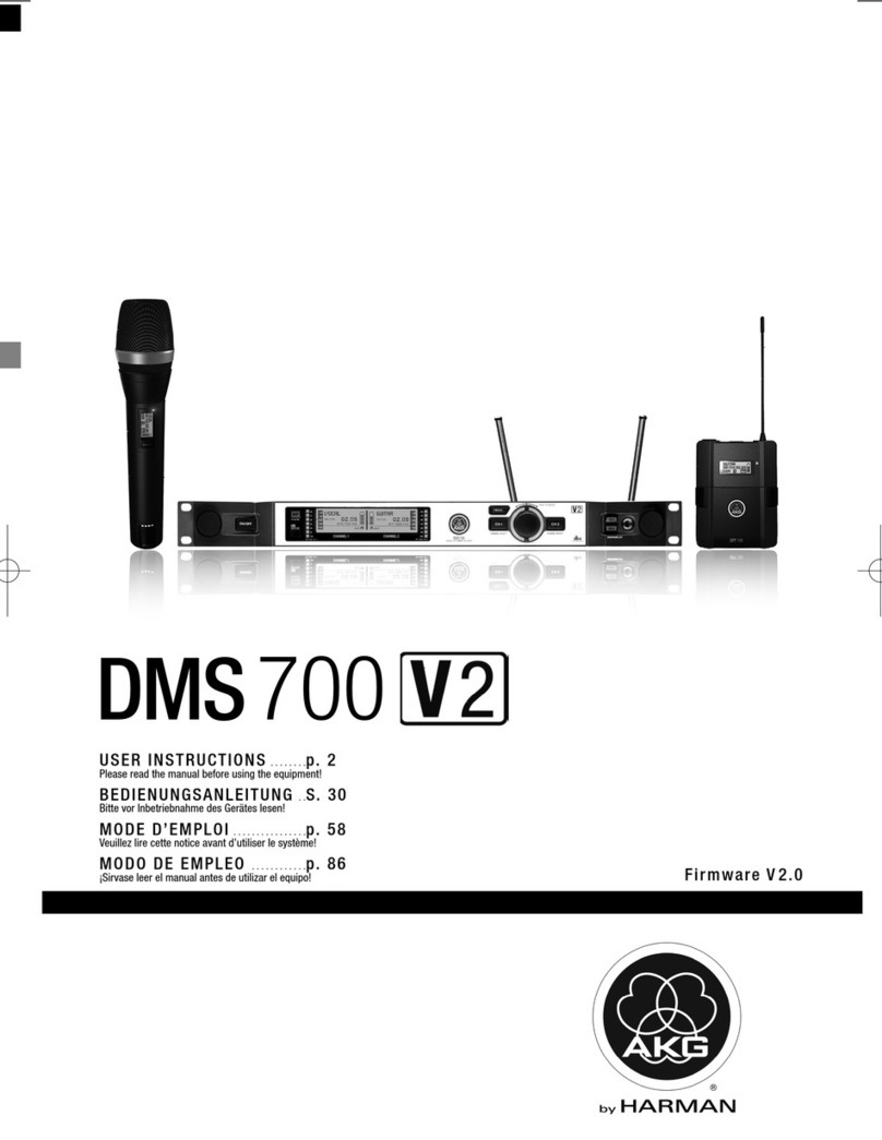 AKG DMS 700 User instructions
