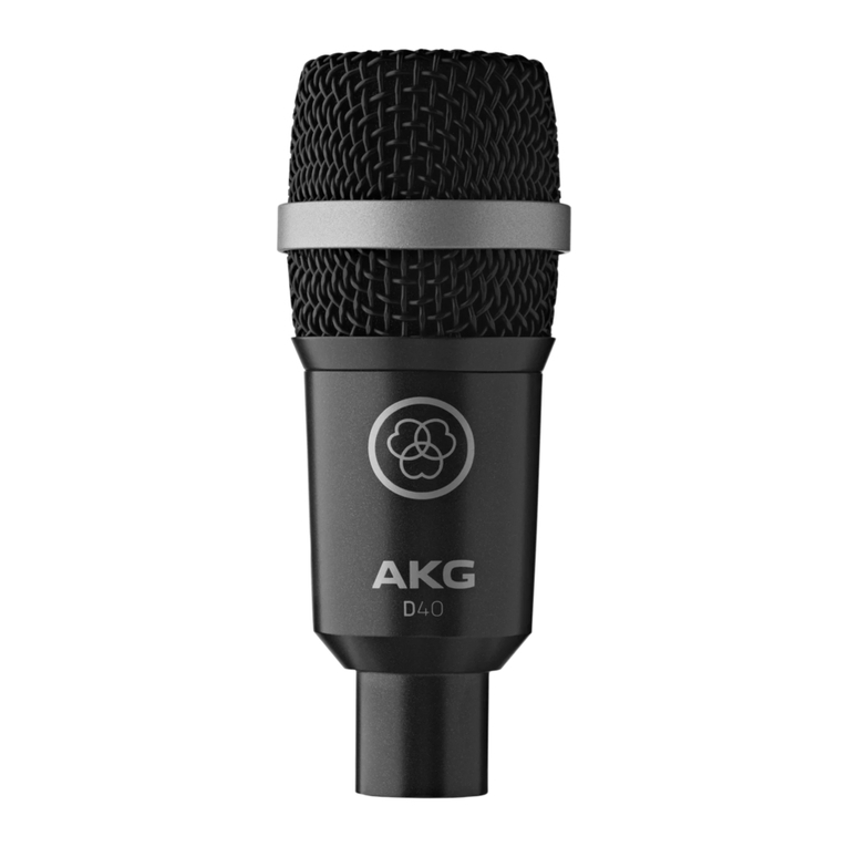 AKG D 40 Owner's manual