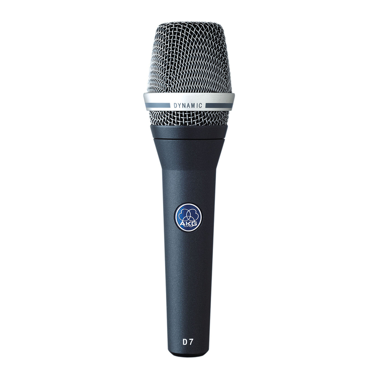 AKG D 7 User manual
