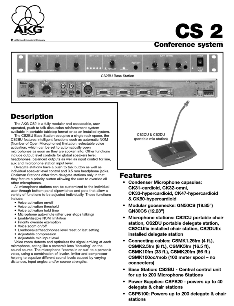 AKG CS 2 datasheet