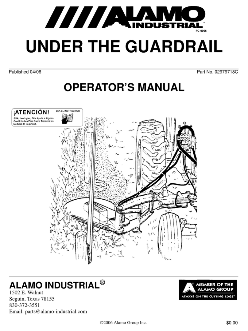 Alamo 02979718C Operator's manual