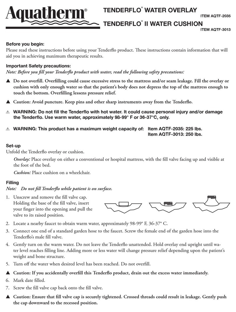 Graham Field TENDERFLO AQTF-2035 User manual Graham Field TENDERFLO AQTF-2035 User manual