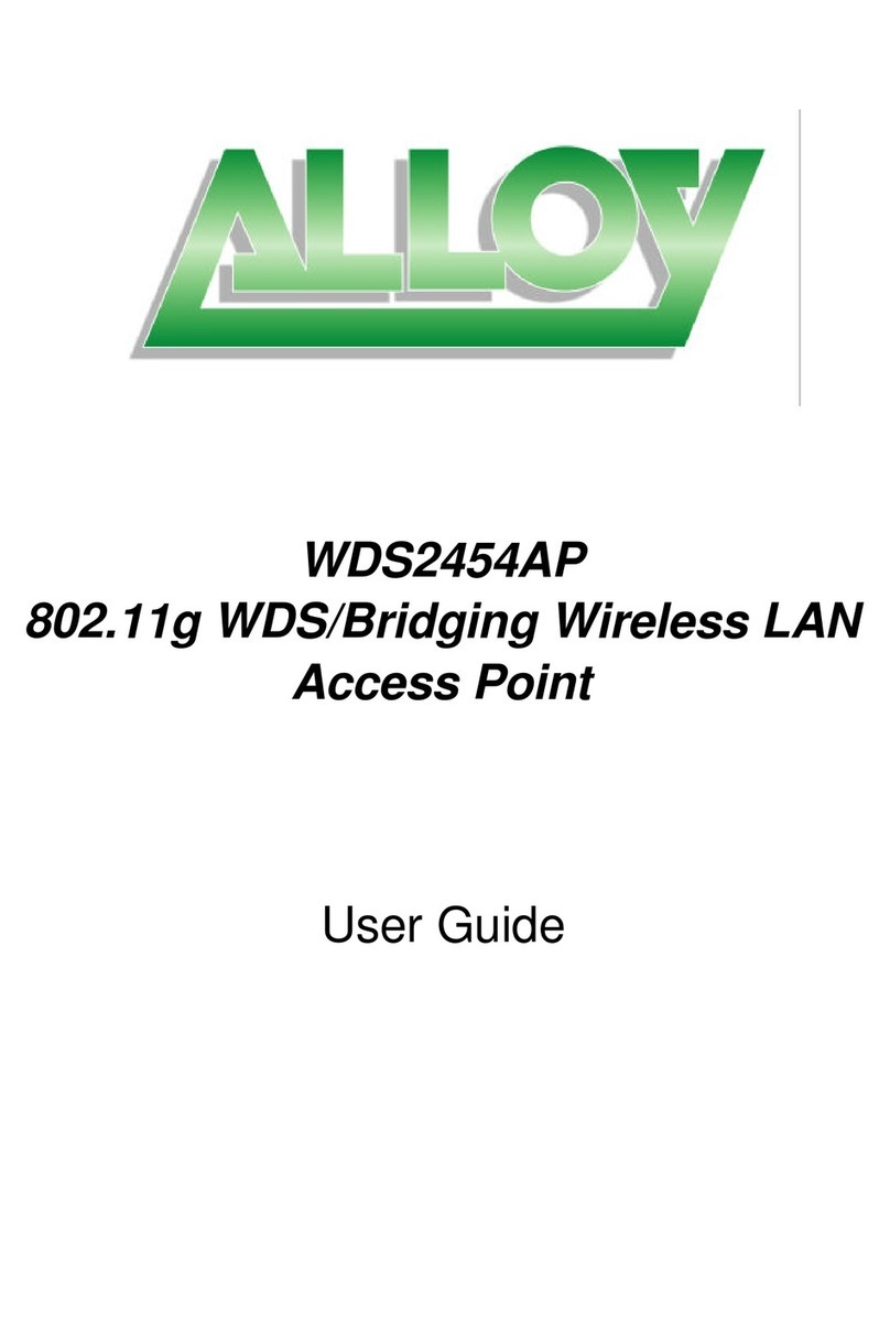 Alloy WDS2454AP User manual