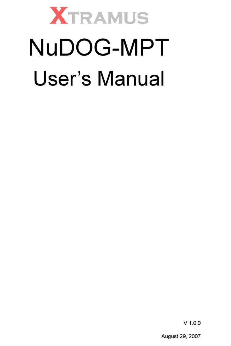 Xtramus Network Device NuDOG-MPT User manual