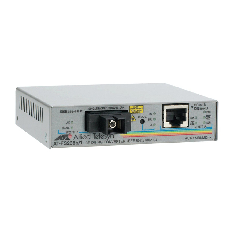 Allied Telesis AT-FS238 AT-FS238a/1 installation guide