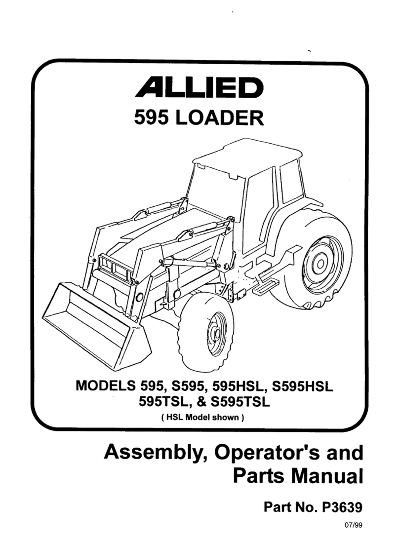 Buhler Allied 595 Assembly, Operator's and Parts manual
